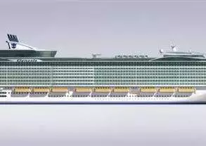 A rendering of the Project Genesis Cruise Ship.