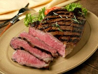 An expensive steak dish with vegetables at Aragawa.