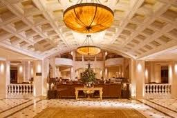 Stay at this luxurious hotel in Berlin with a breathtaking chandelier in the lobby.