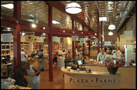 Wine Tasting, Food Buying & Shopping All Under One Roof :: Plaza Farms, Healdsburg, CA