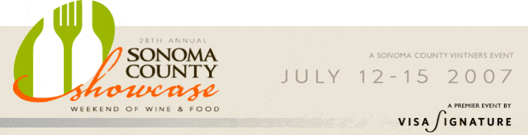 The Finest Wine & Dine :: Sonoma County Showcase Weekend, July 12-15
