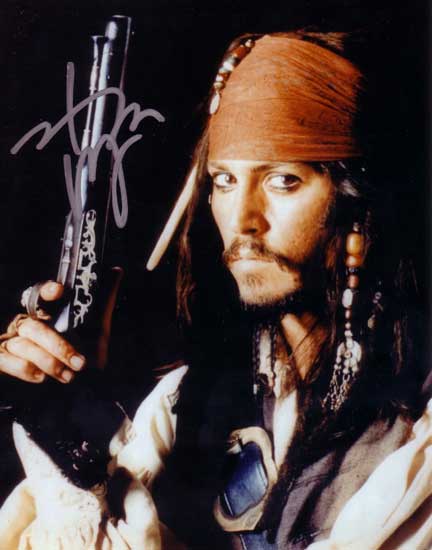 Johnny Depp Shivers Me Timbers At Disneyland: Anaheim