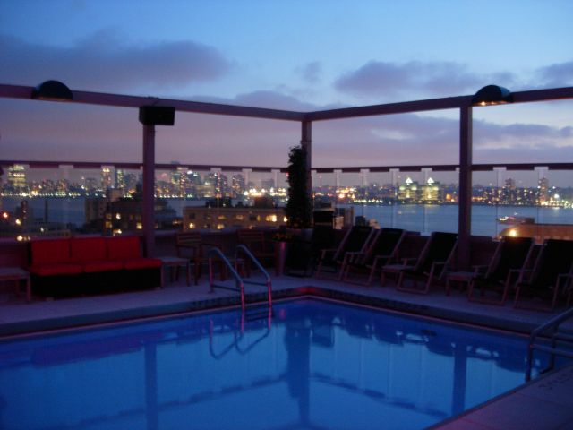Hotel Gansevoort rooftop pool
