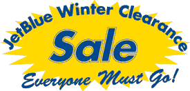Winter Clearance Sale: Jet Blue